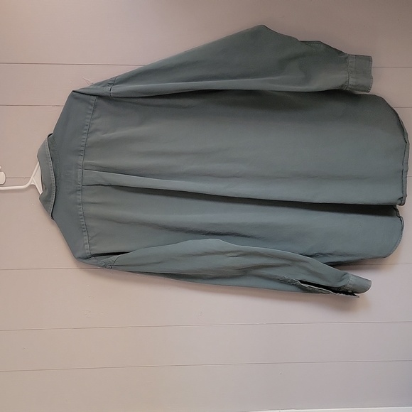 Ralph Lauren Men's Shirt XL Green Denim Cotton Button Down - Picture 2 of 4